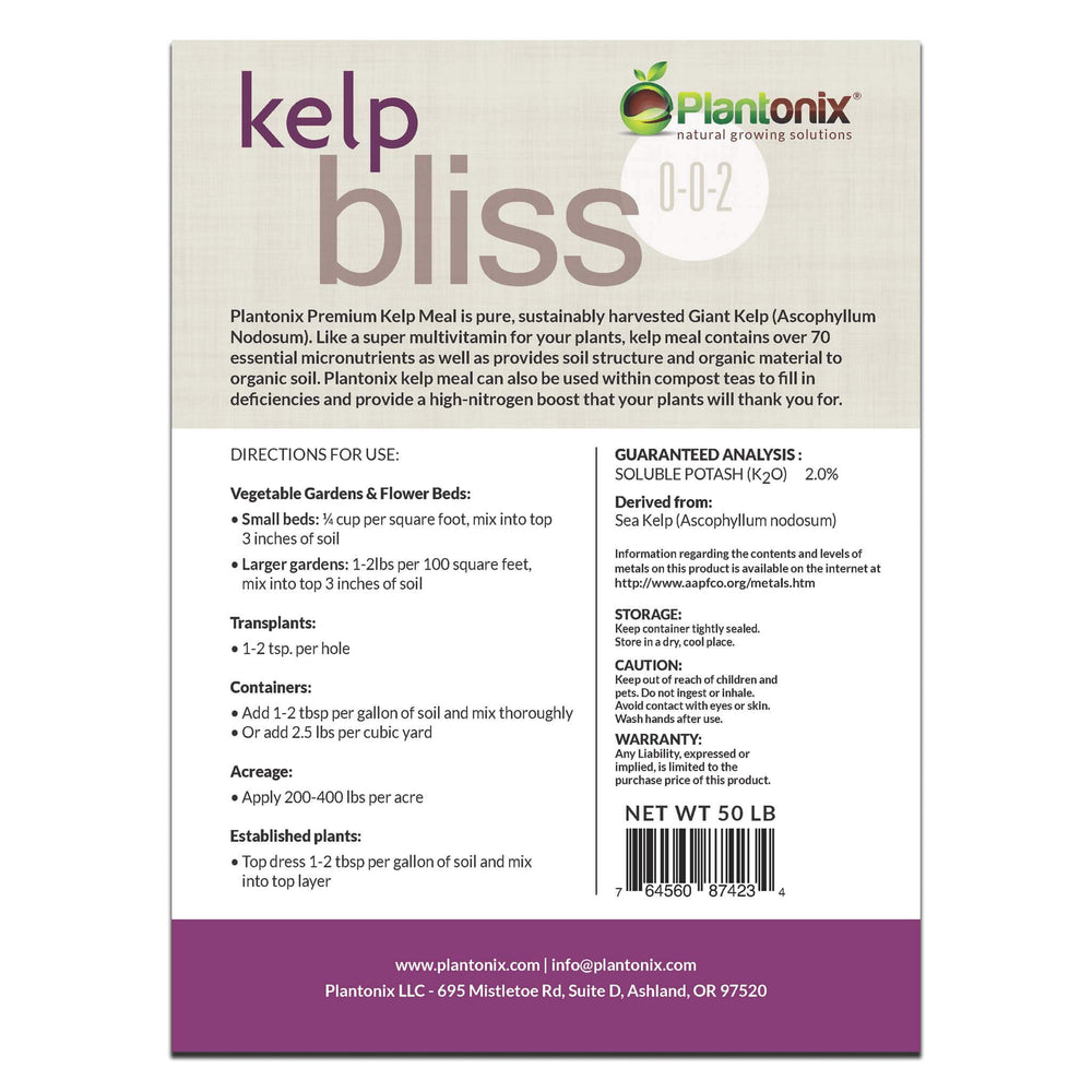 Kelp Bliss  Premium Pure Norwegian Kelp Meal Soil Amendment