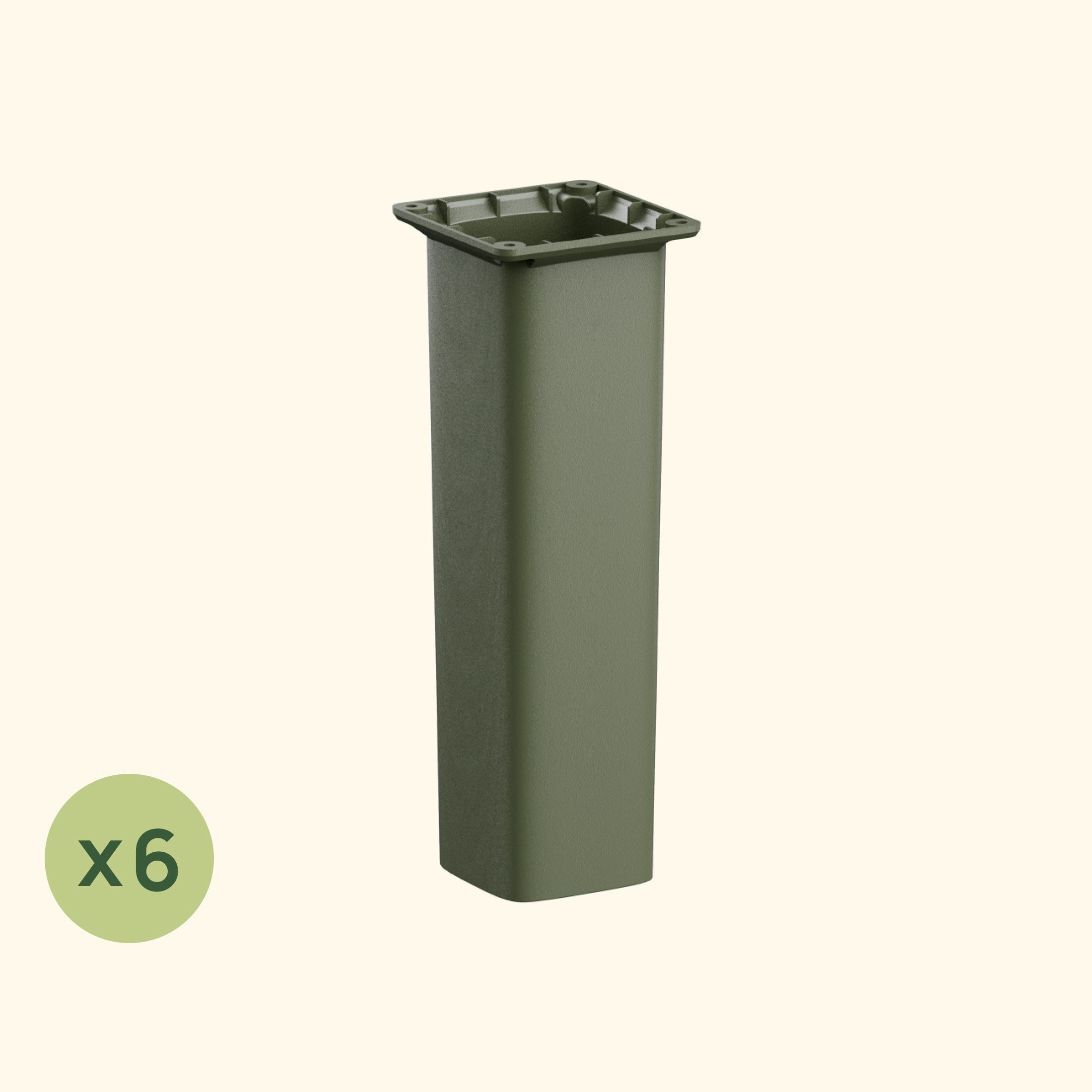 plastic planter boxes on legs EZCube self-watering Planter Legs Set of 6