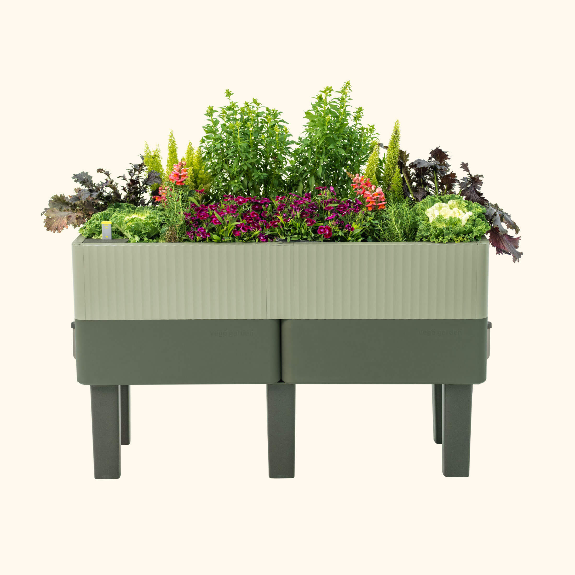elevated planter self watering The EZCube Self-watering Planter 21" x 48" Elevated – Team Grow