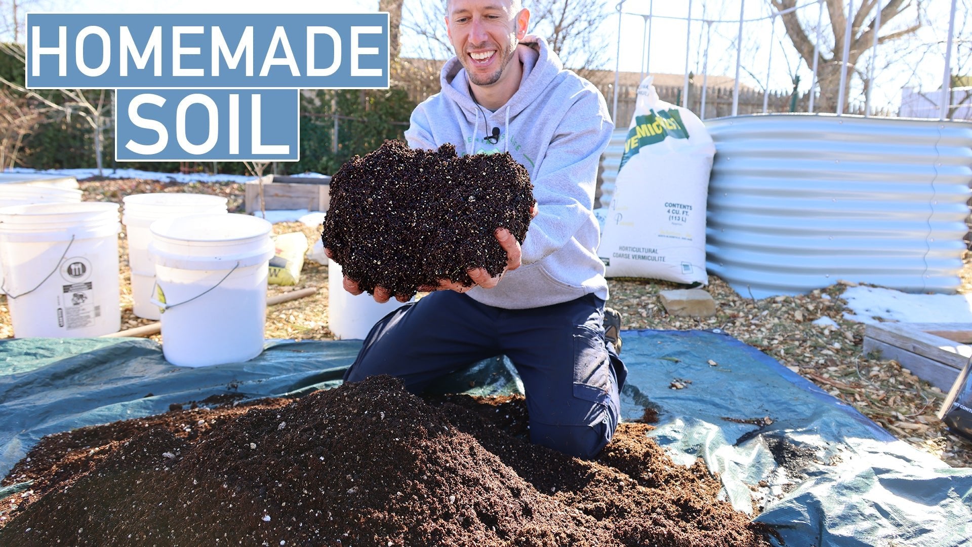 How to Make Potting Mix: Cheap and Easy DIY Gardening with James and Tuck - Team Grow