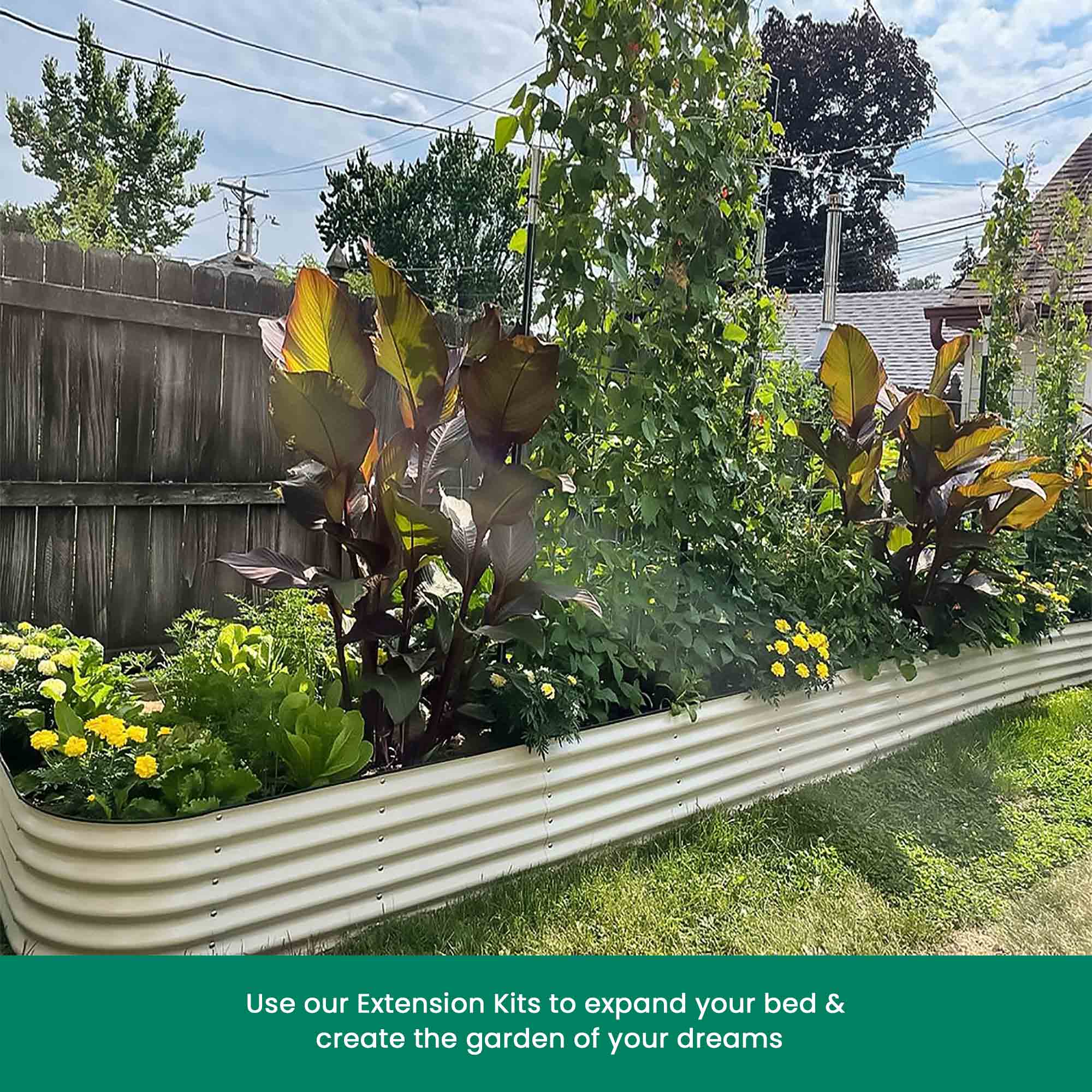 11" Tall 2' Wide Extension Kit - Team Grow