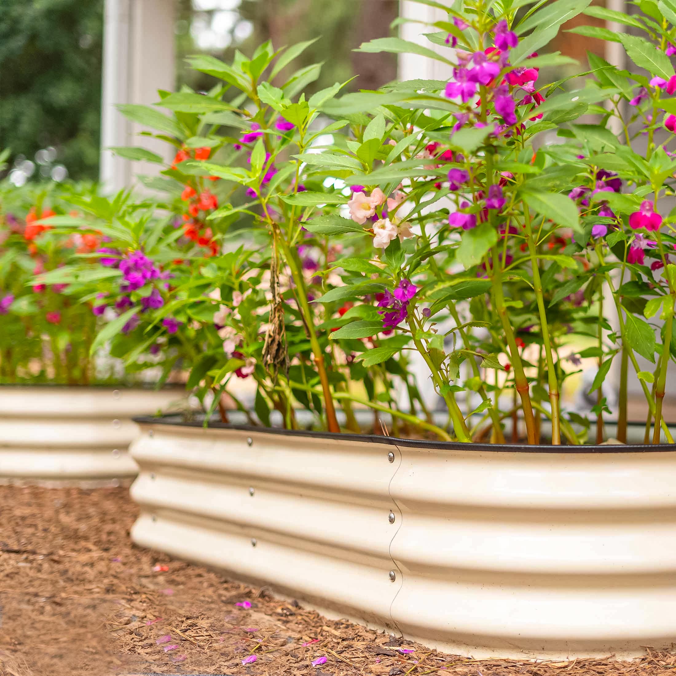 11" Tall 6 In 1 Medium Modular Metal Raised Garden Bed Kit - Team Grow