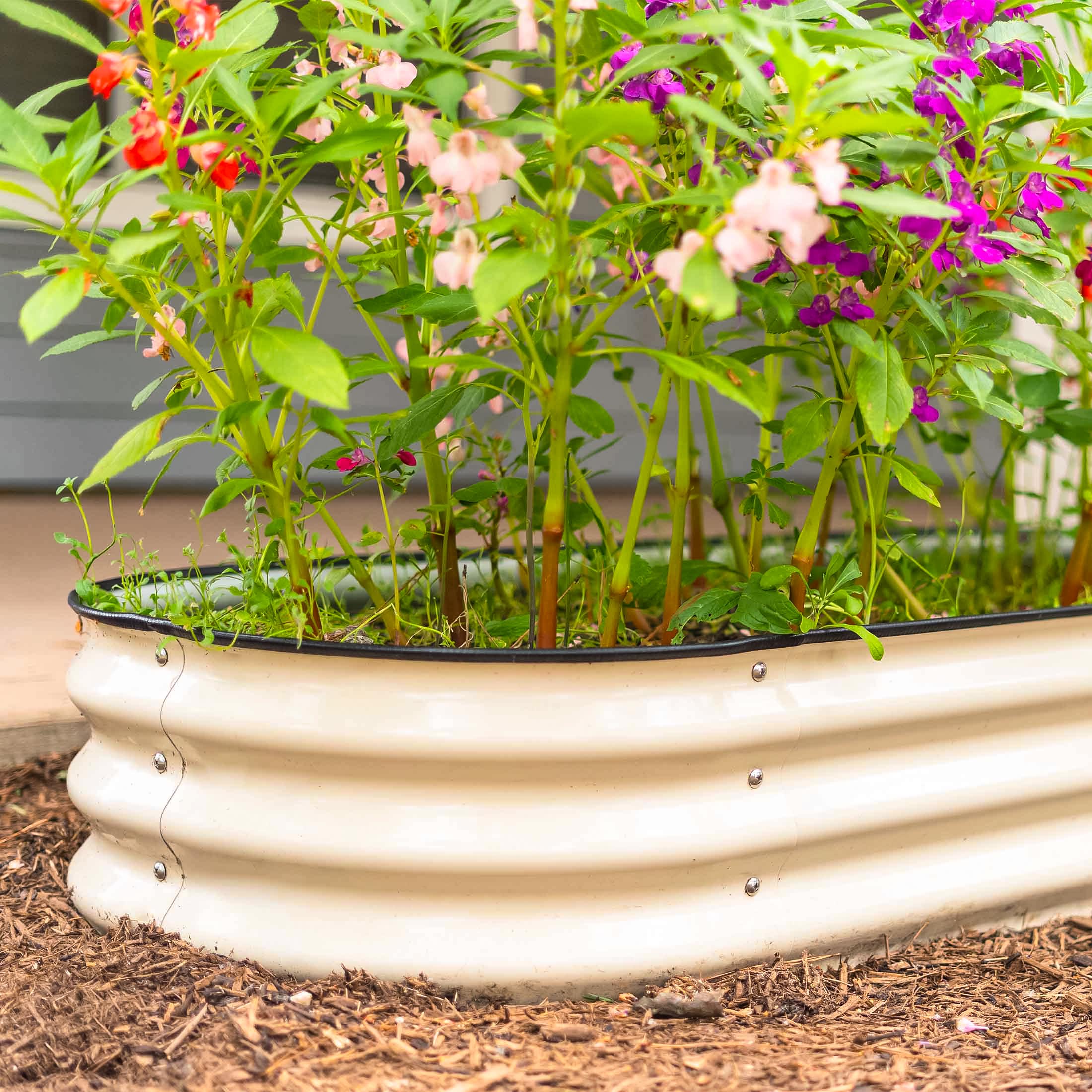 11" Tall 9 In 1 Large Modular Metal Raised Garden Bed Kit - Team Grow