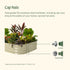 11" Tall 4 In 1 Small Modular Metal Raised Garden Bed Kit