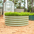 17" Tall 42" Wide Round Metal Raised Garden Bed Kit - Team Grow