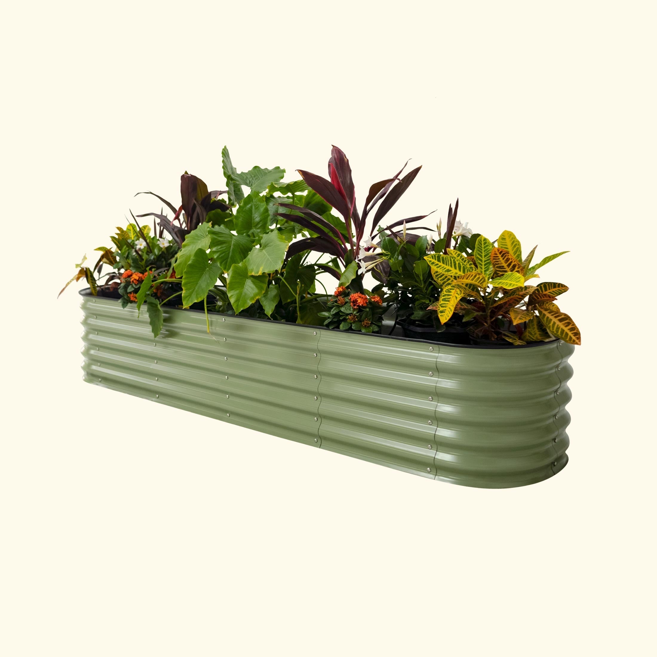 17" Tall 9 In 1 Large Modular Metal Raised Garden Bed Kit - Team Grow