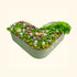 17" Tall L - Shaped Raised Garden Bed Kit - Standard Size - Team Grow