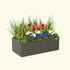 17" Tall Modern 27" x 53" Metal Raised Garden Bed - Team Grow