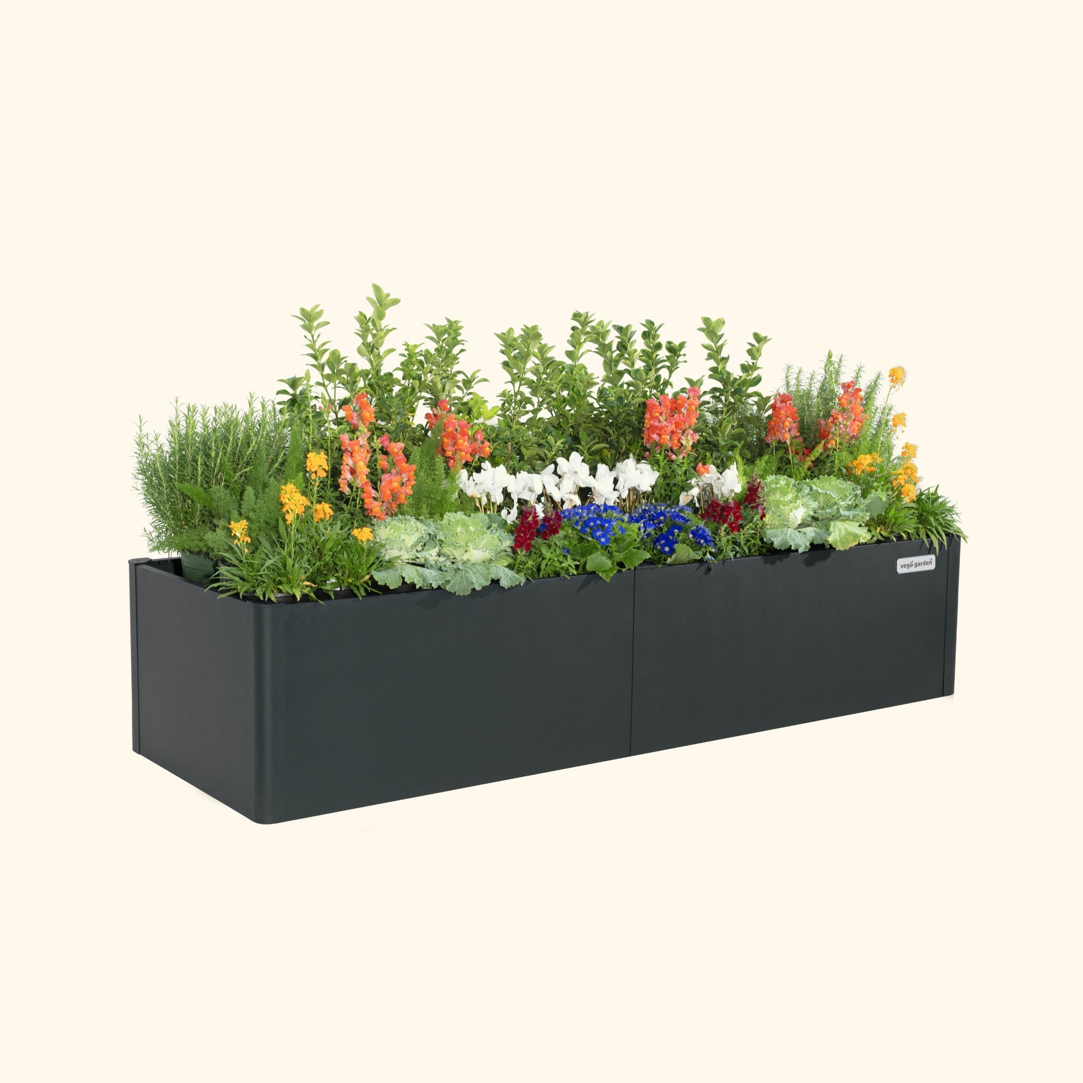 17" Tall Modern 27" x 83" Metal Raised Garden Bed - Team Grow