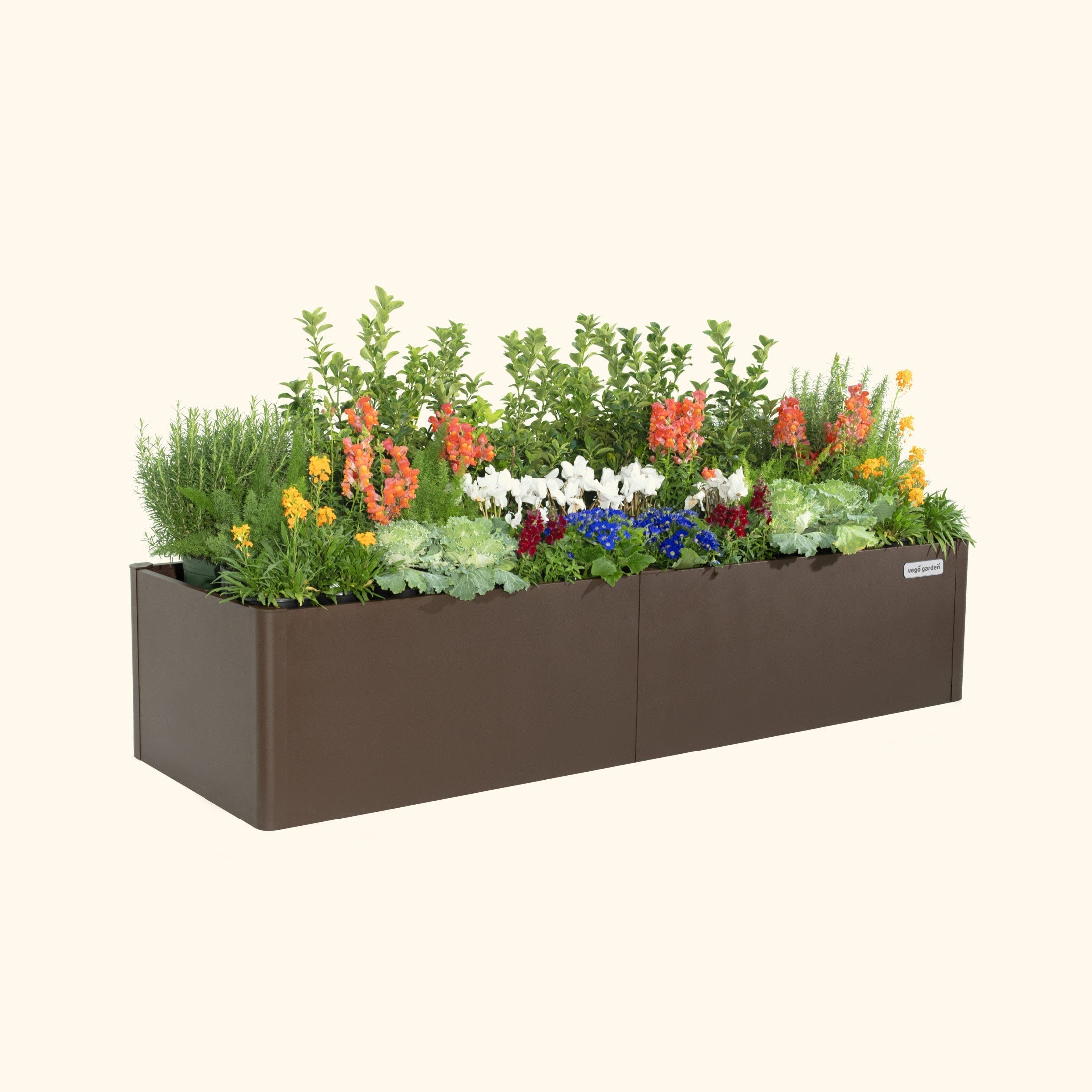 17" Tall Modern 27" x 83" Metal Raised Garden Bed - Team Grow