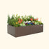 17" Tall Modern 42" x 83" Metal Raised Garden Bed - Team Grow