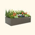 17" Tall Modern 42" x 83" Metal Raised Garden Bed - Team Grow