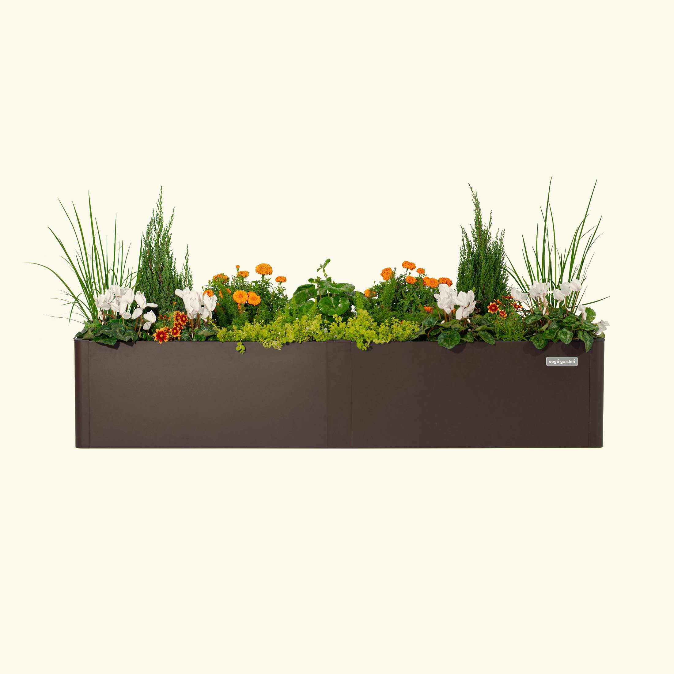 17" Tall Modern 42" x 83" Metal Raised Garden Bed - Team Grow