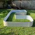17" Tall U - Shaped Raised Garden Bed Kit - Jumbo Size - Team Grow
