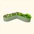 17" Tall L-Shaped Raised Garden Bed Kit - Large Size