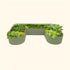 17" Tall U Shaped Raised Garden Bed Kit - Standard Size