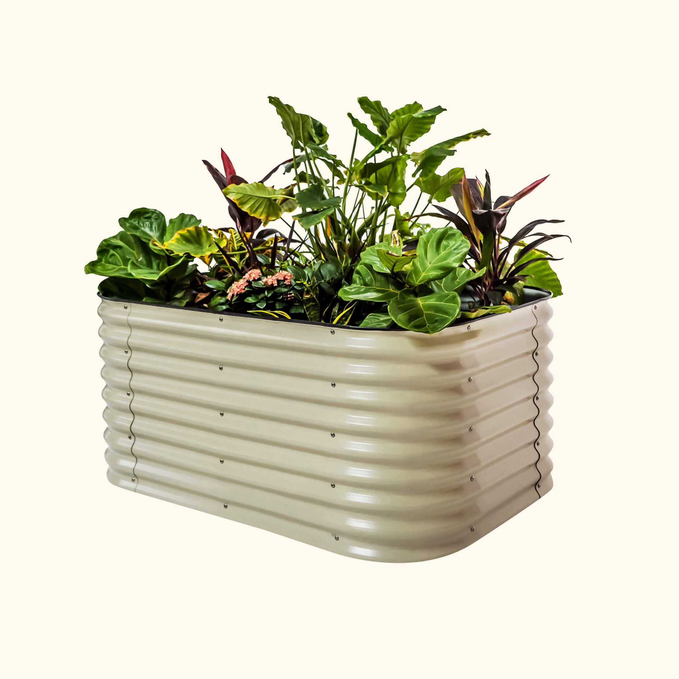 26" Tall 6 In 1 Medium Modular Metal Raised Garden Bed Kit - Team Grow