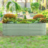 26" Tall 9 In 1 Large Modular Metal Raised Garden Bed Kit - Team Grow