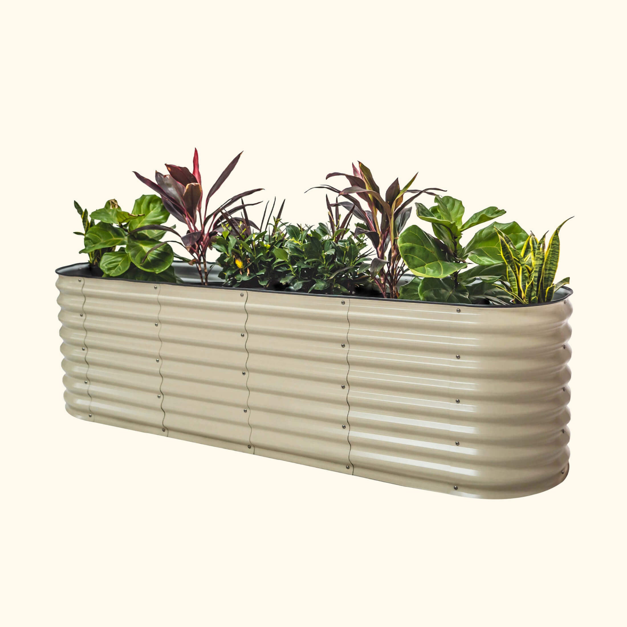 26" Tall 9 In 1 Large Modular Metal Raised Garden Bed Kit - Team Grow