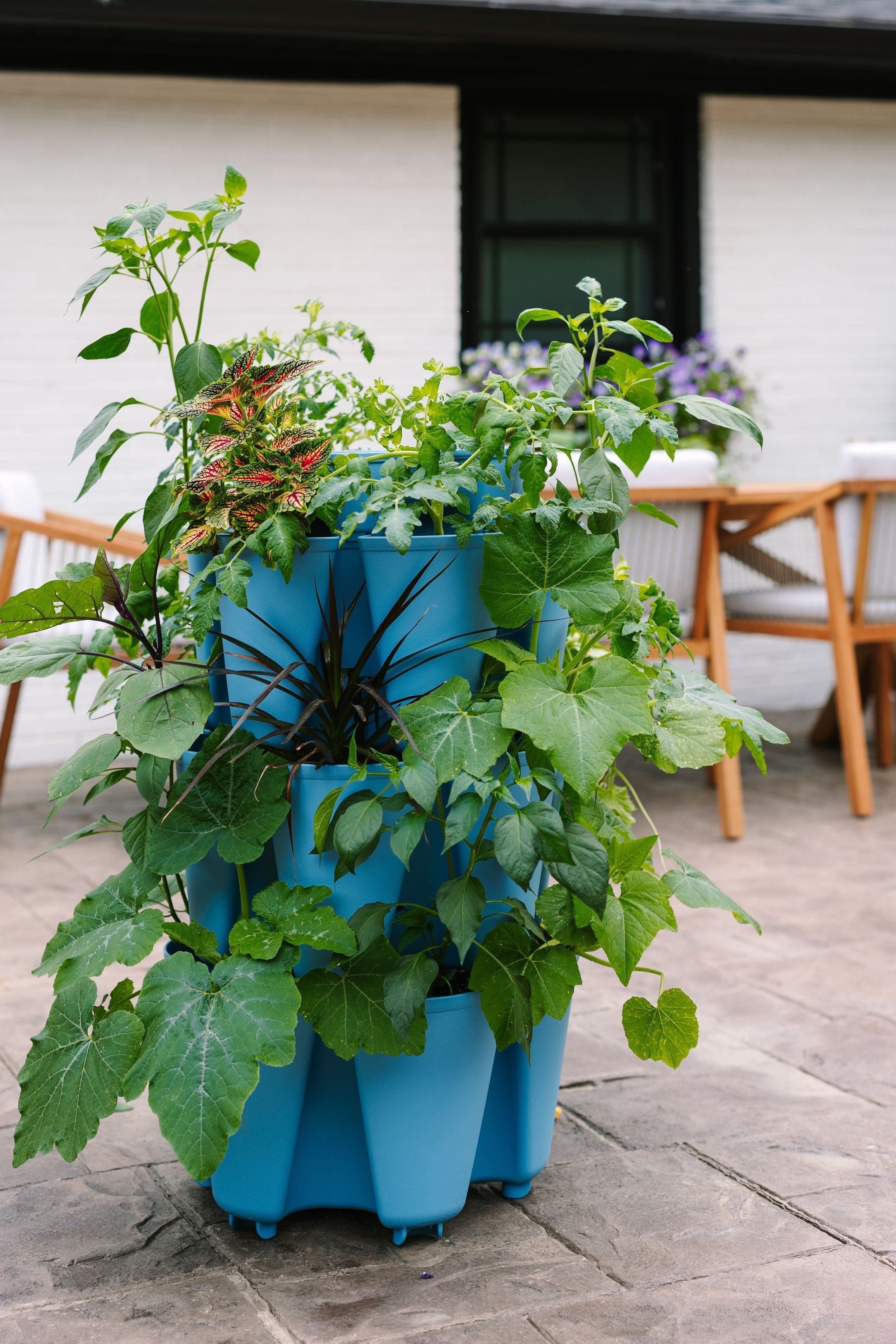 3 Tier GreenStalk Garden Original Vertical Planter - Basic Texture - Team Grow