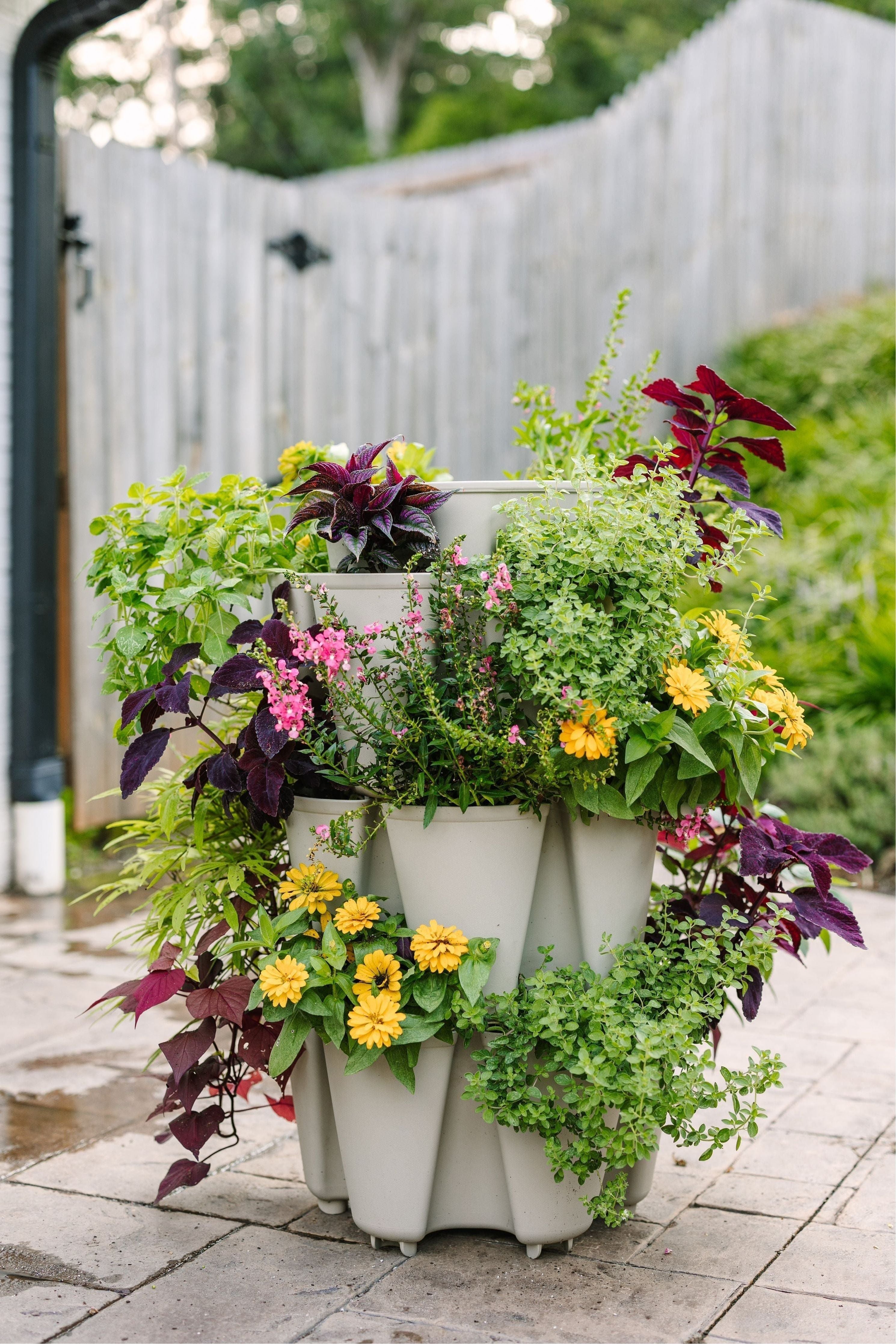 3 Tier GreenStalk Garden Original Vertical Planter - Basic Texture - Team Grow