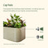 32" Extra Tall 4 In 1 Small Modular Metal Raised Garden Bed Kit - Team Grow