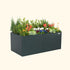 32" Extra Tall Modern 42" x 83" Metal Raised Garden Bed - Team Grow