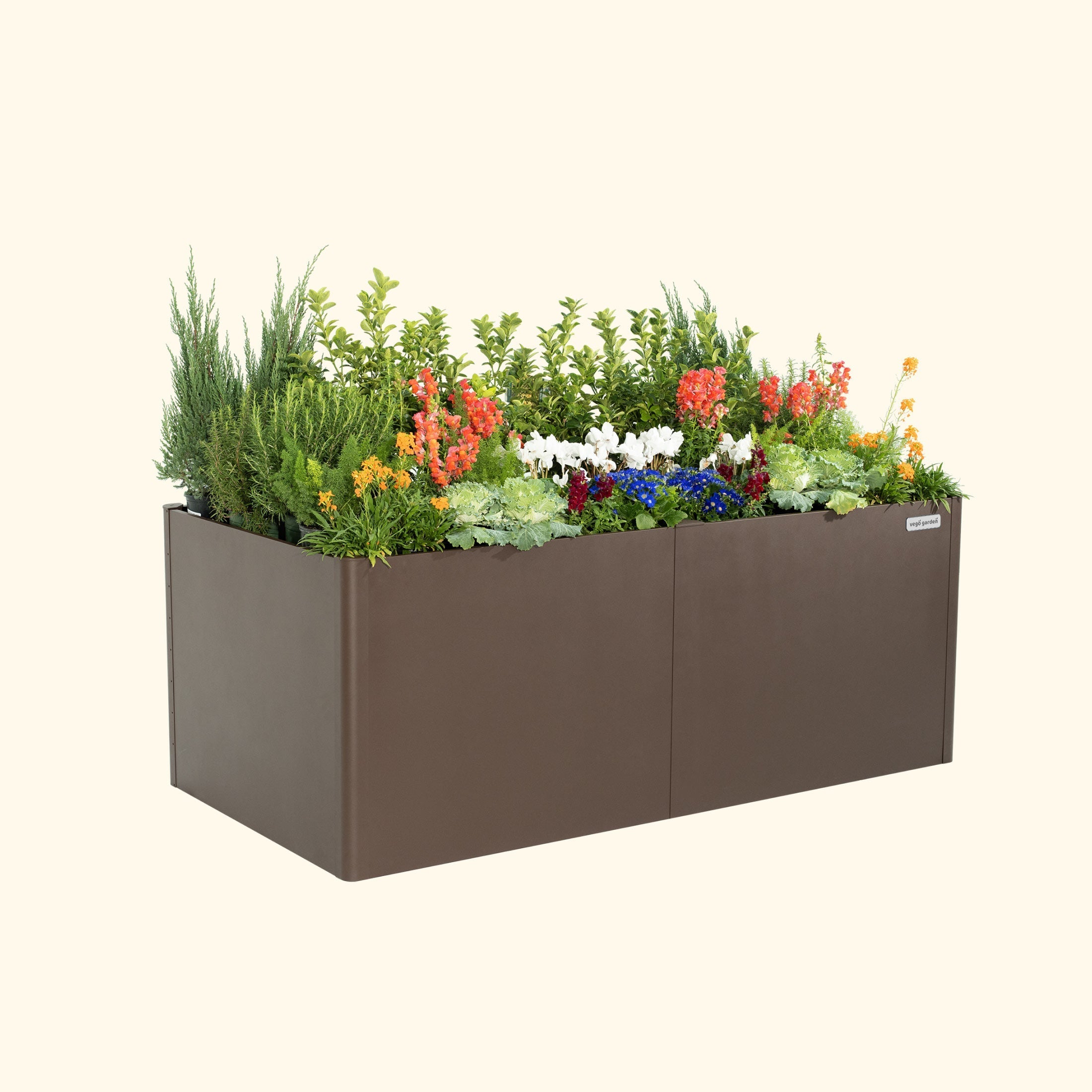 32" Extra Tall Modern 42" x 83" Metal Raised Garden Bed - Team Grow
