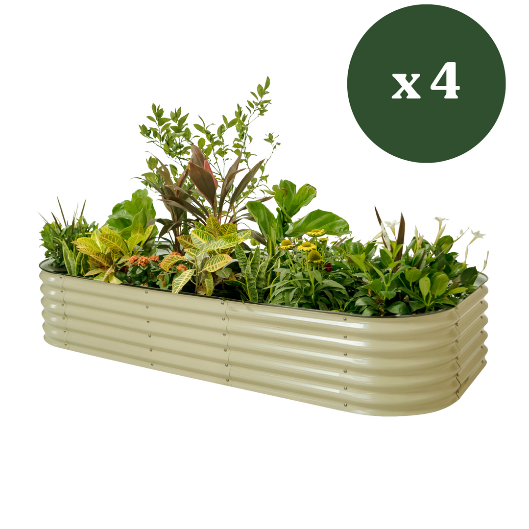 4 Extra Large Garden Bed Kits Bundle