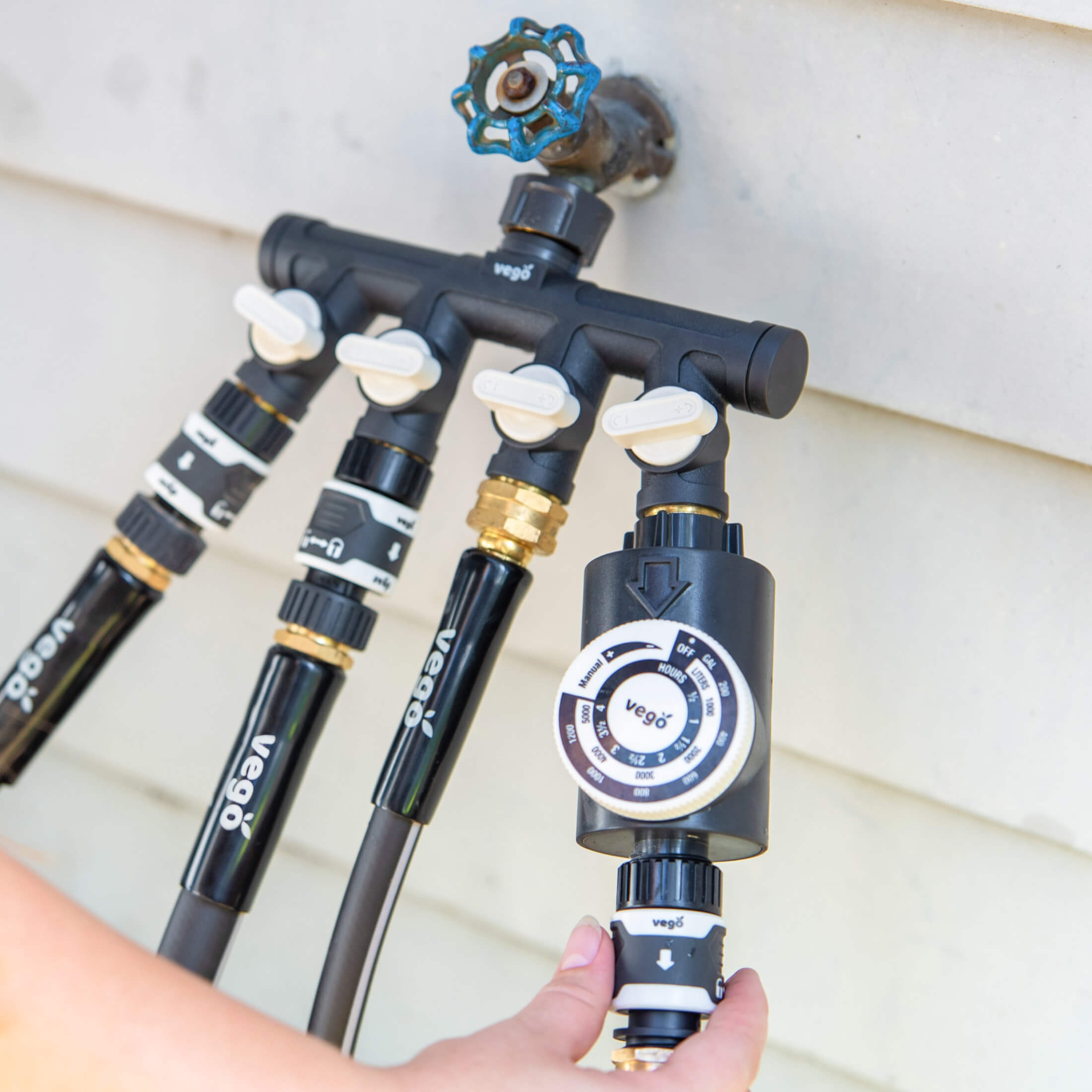 4 - Way Hose Splitter - Team Grow