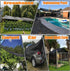 40% Black Shade Cloth Taped Edge with Grommets UV 10ft X 20ft, Sun Shade Netting for Garden Patio,Flower Plant Covers Porch Screen,Garden Pergola Cover,Greenhouse,Car Cover,Chicken Coop - Team Grow