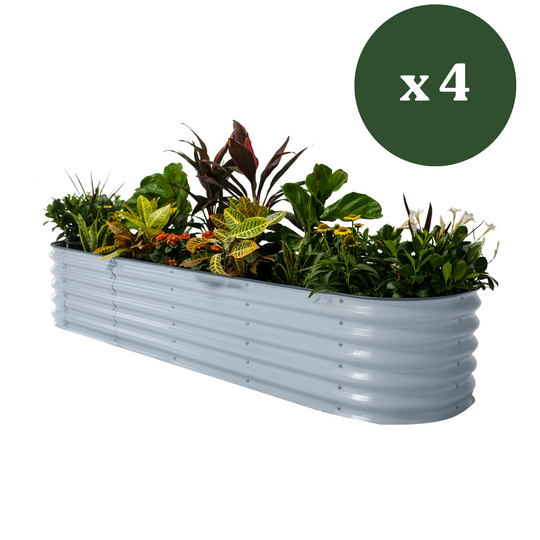 4 Large Garden Bed Kits Bundle