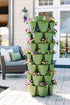 7 Tier GreenStalk Garden Leaf Vertical Planter - Basket Weave Texture - Team Grow