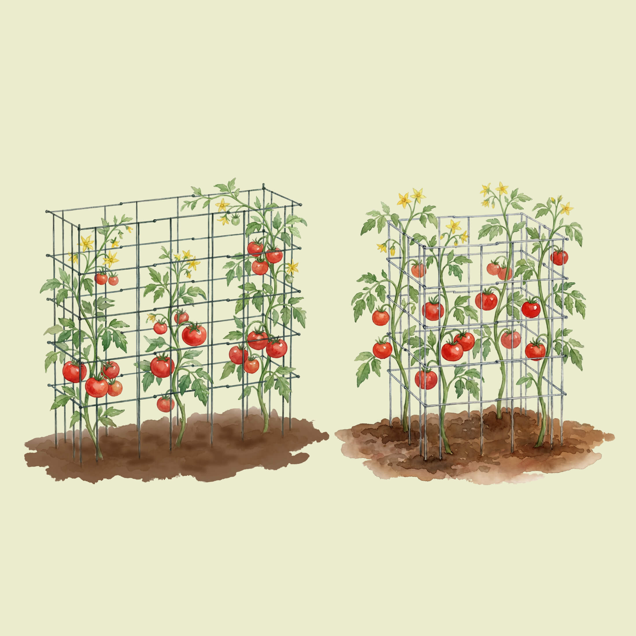 FlexGrow Tomato Cage - 11.5" Square