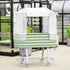 Greenhouse Frost Cover & Trellis System for Self-Watering Elevated Rolling Bed