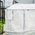 Greenhouse Frost Cover & Trellis System for Self-Watering Elevated Rolling Bed