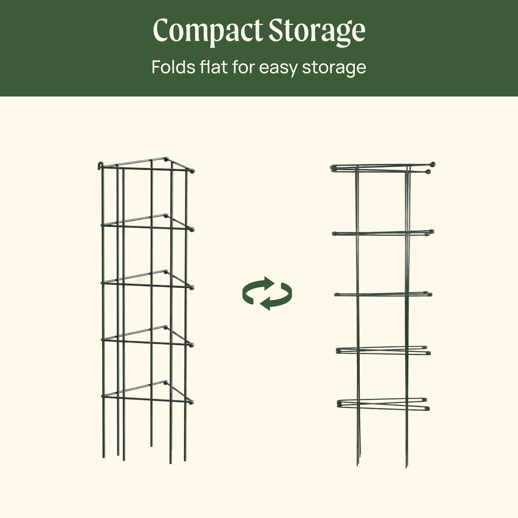 FlexGrow 3-Panel Tomato Cage - 11.5" Triangle