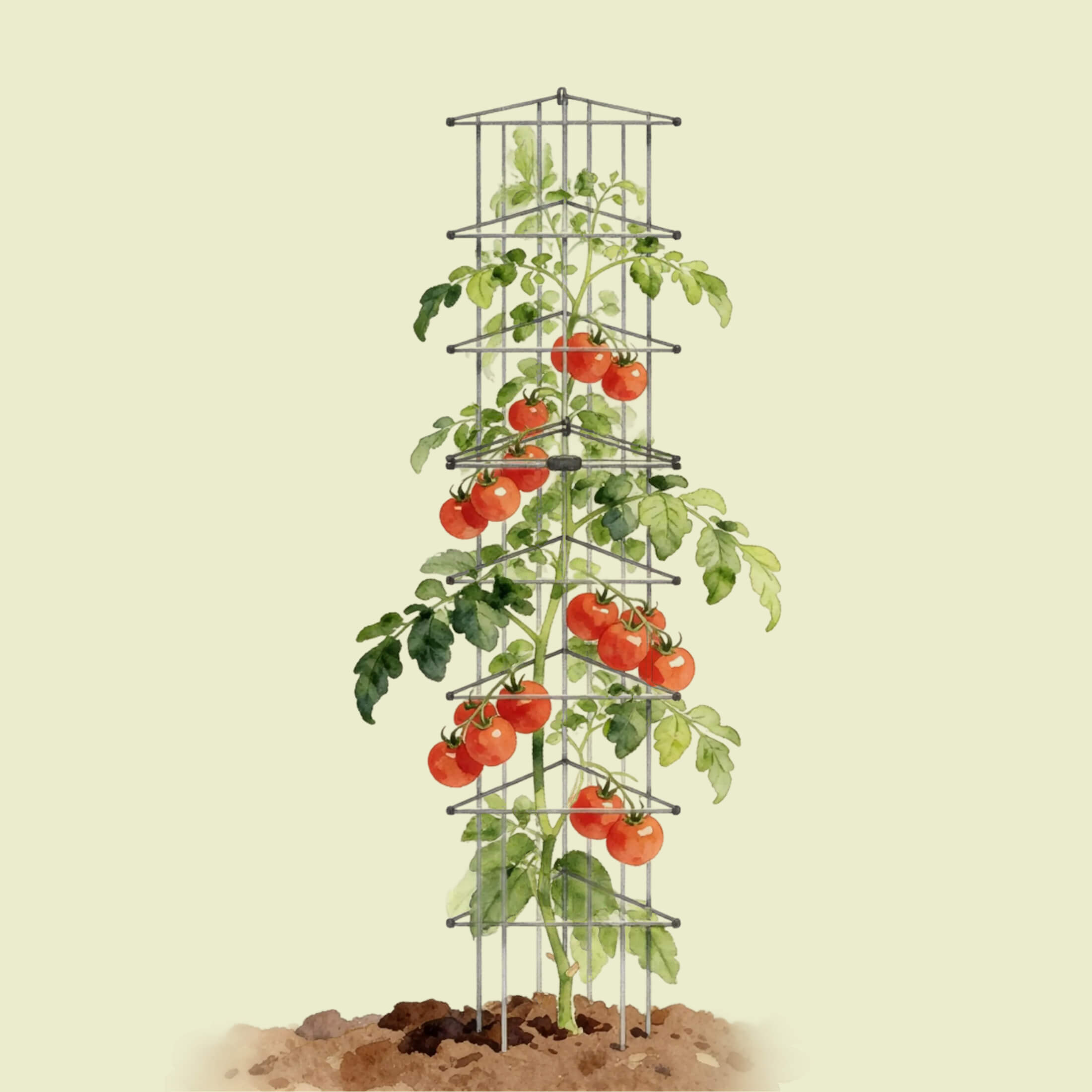 FlexGrow 3-Panel Tomato Cage - 11.5" Triangle