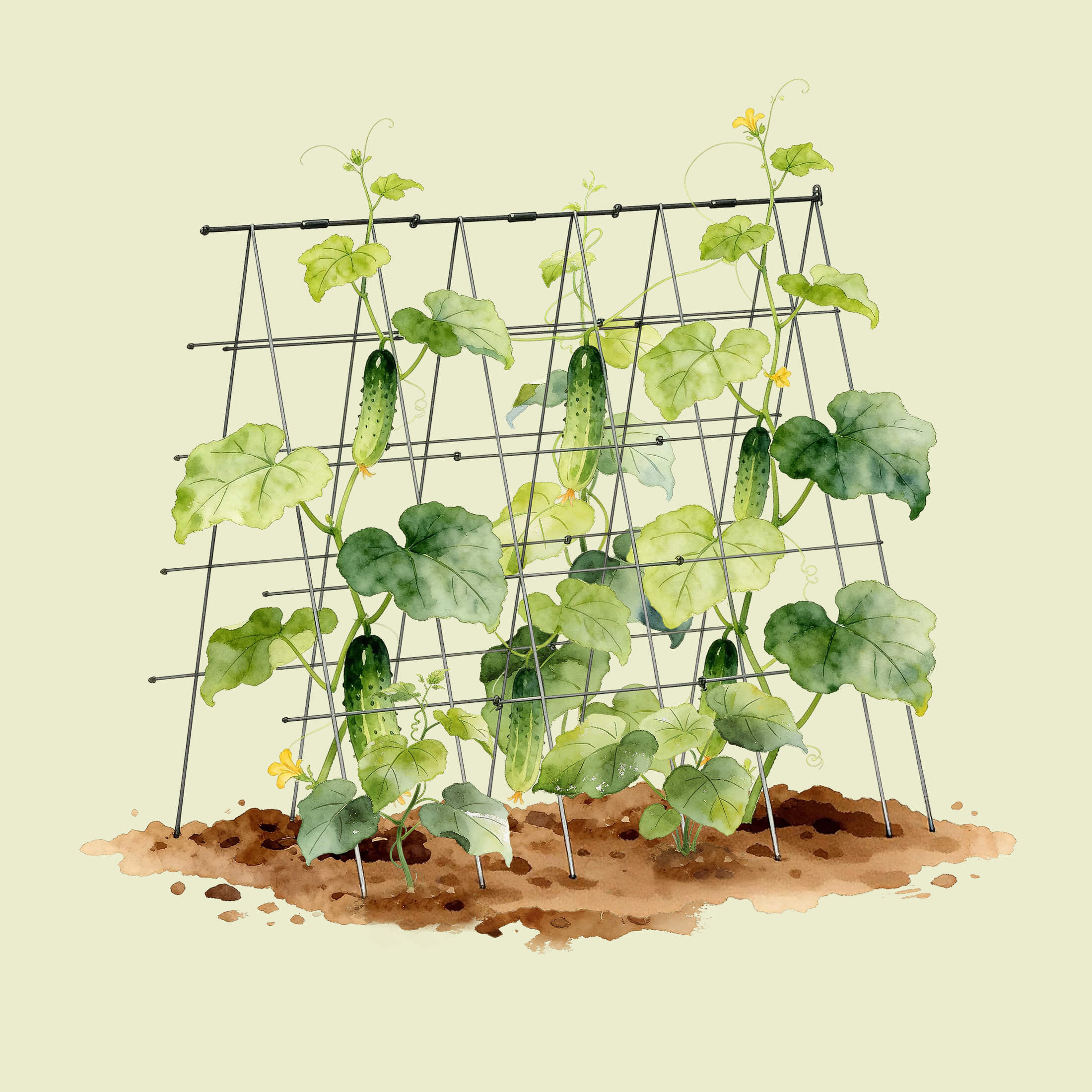 FlexGrow 3-Panel Tomato Cage - 14.5" Triangle