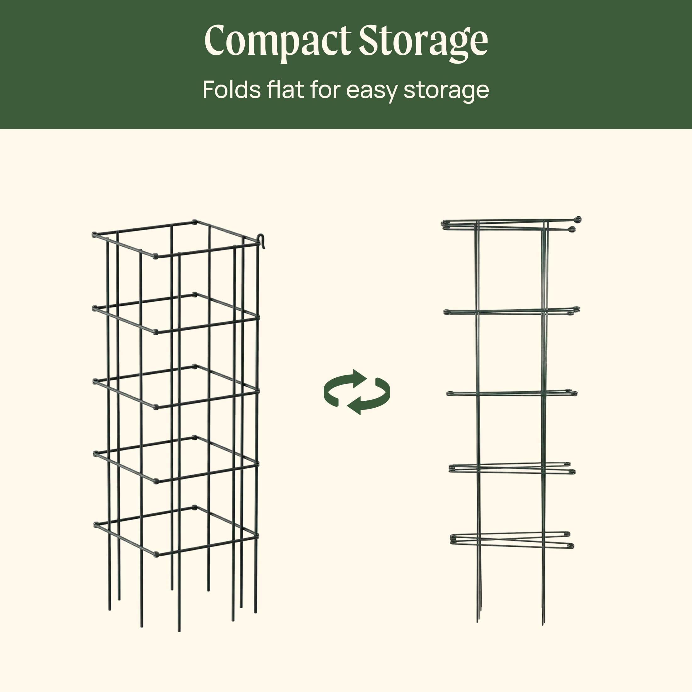 FlexGrow Tomato Cage - 14.5" Square