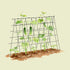 FlexGrow Tomato Cage - 16.5" Square