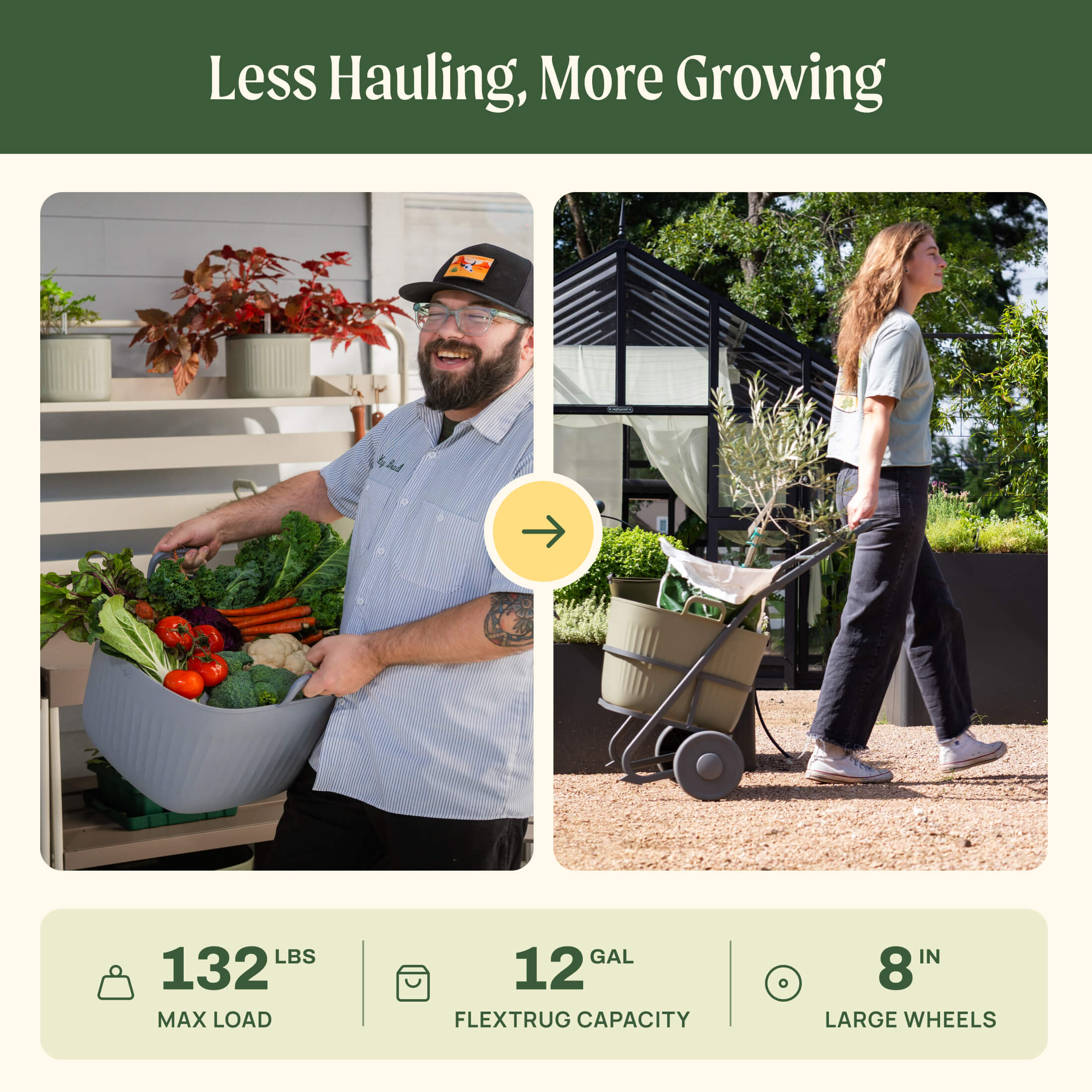 FlexTrug™ 12-Gallon Utility Cart