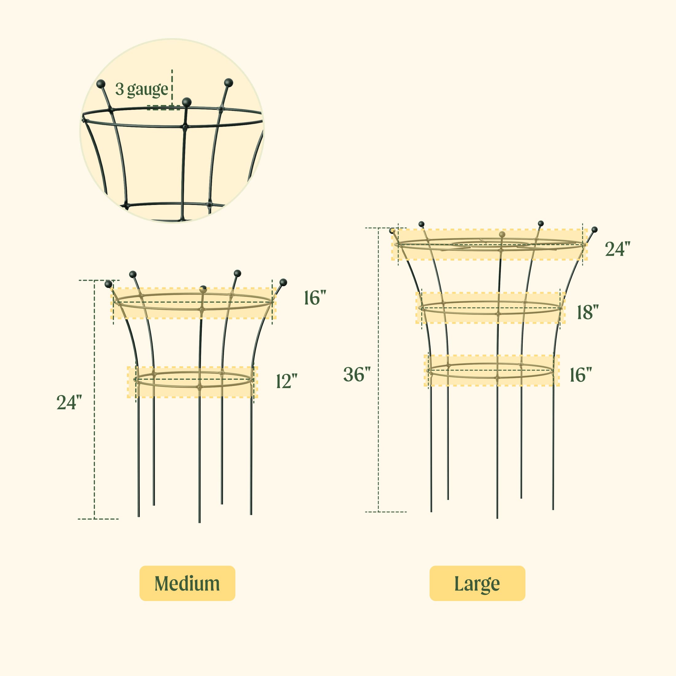 Flower Cage Trumpet - 2 Pack