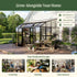 Lean-To Greenhouse - 8.5' x 12.5'