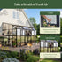 Lean-To Greenhouse - 8.5' x 12.5'