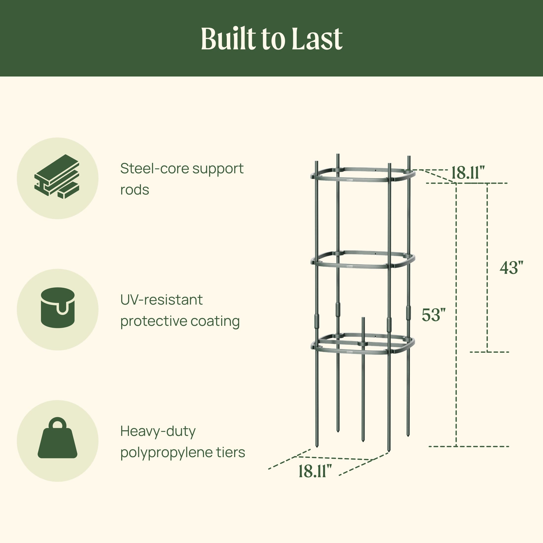 MaxGrow Tomato Tower 3 Tier - 3 Pack