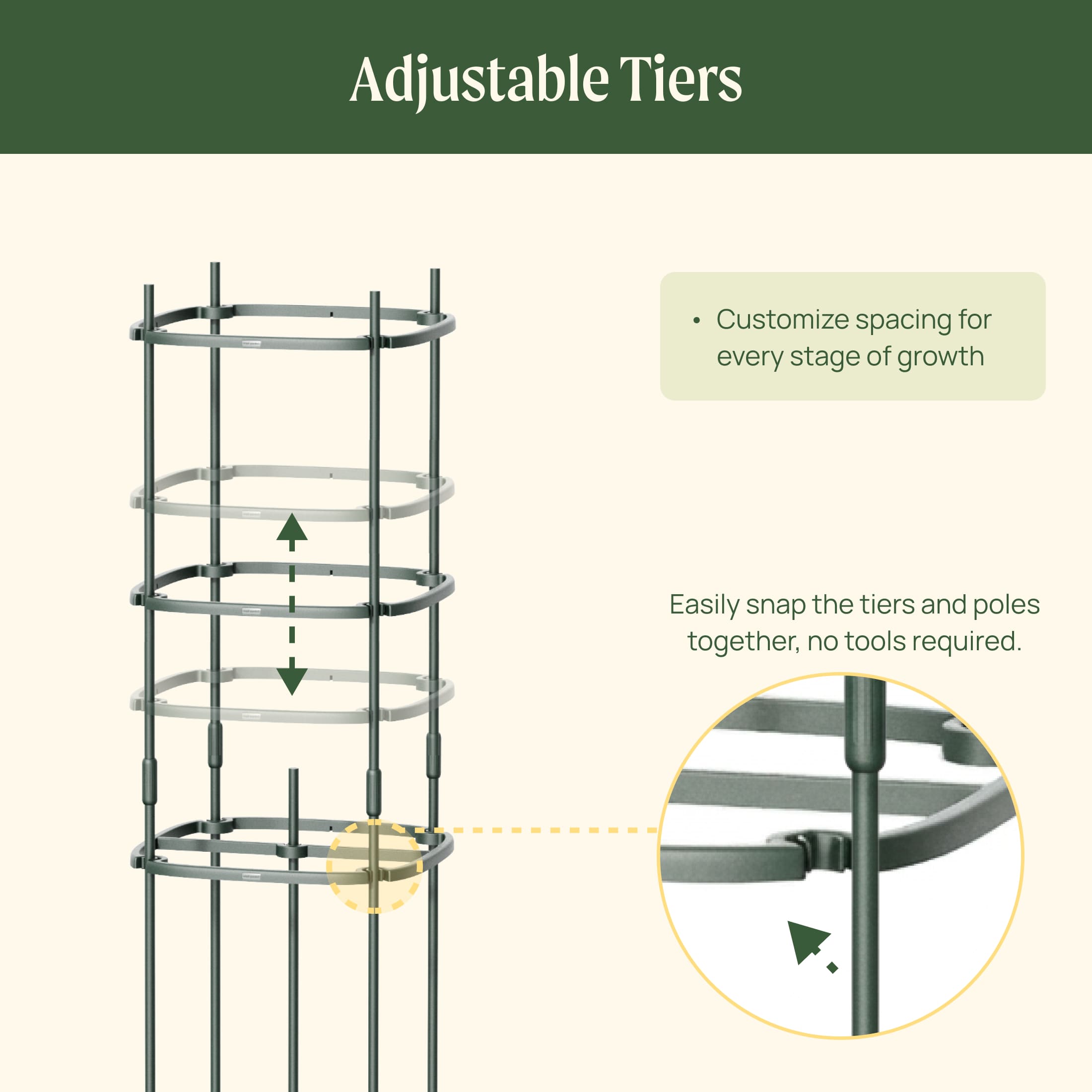 MaxGrow Tomato Tower 3 Tier - 3 Pack