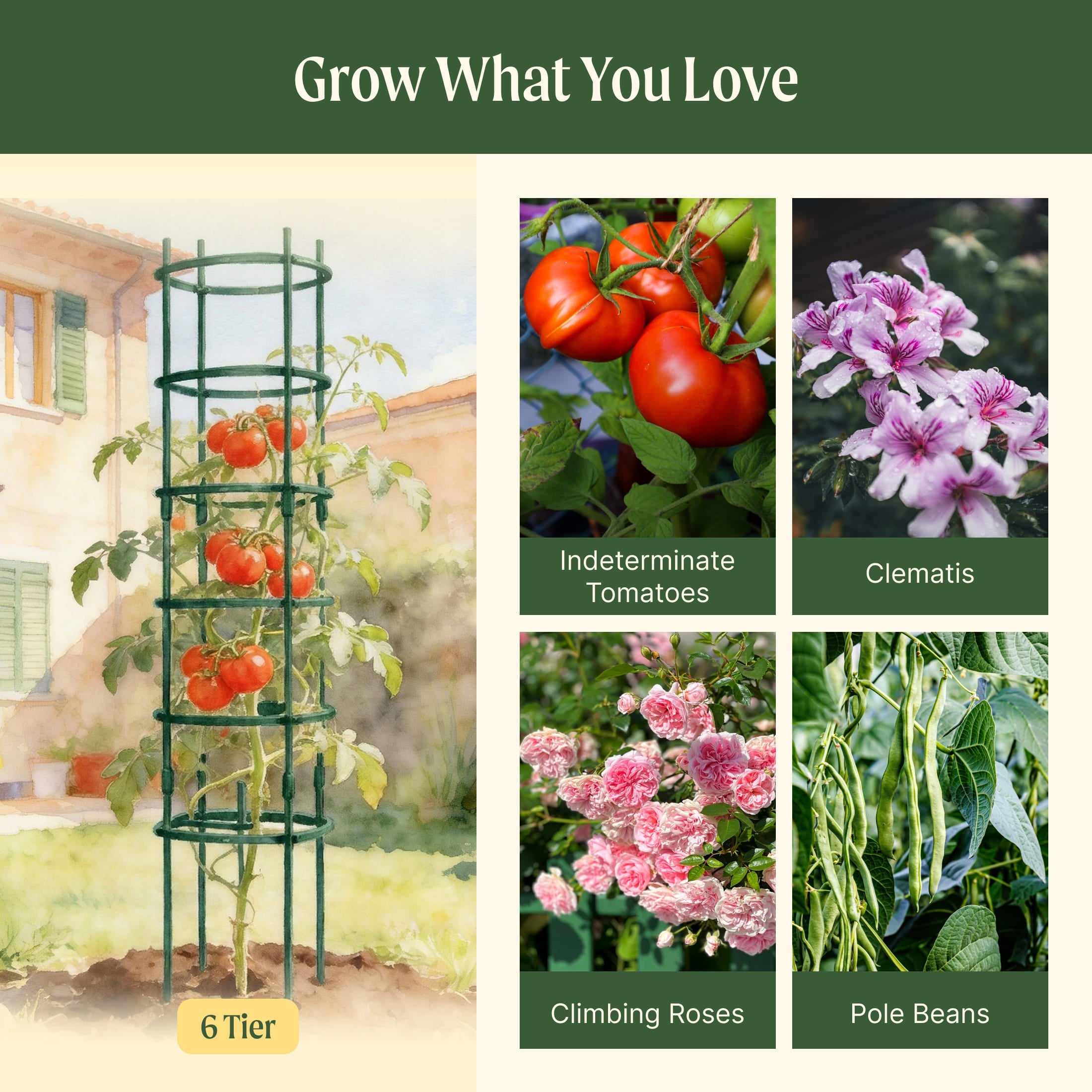 MaxGrow Tomato Tower 6 Tier - 3 Pack