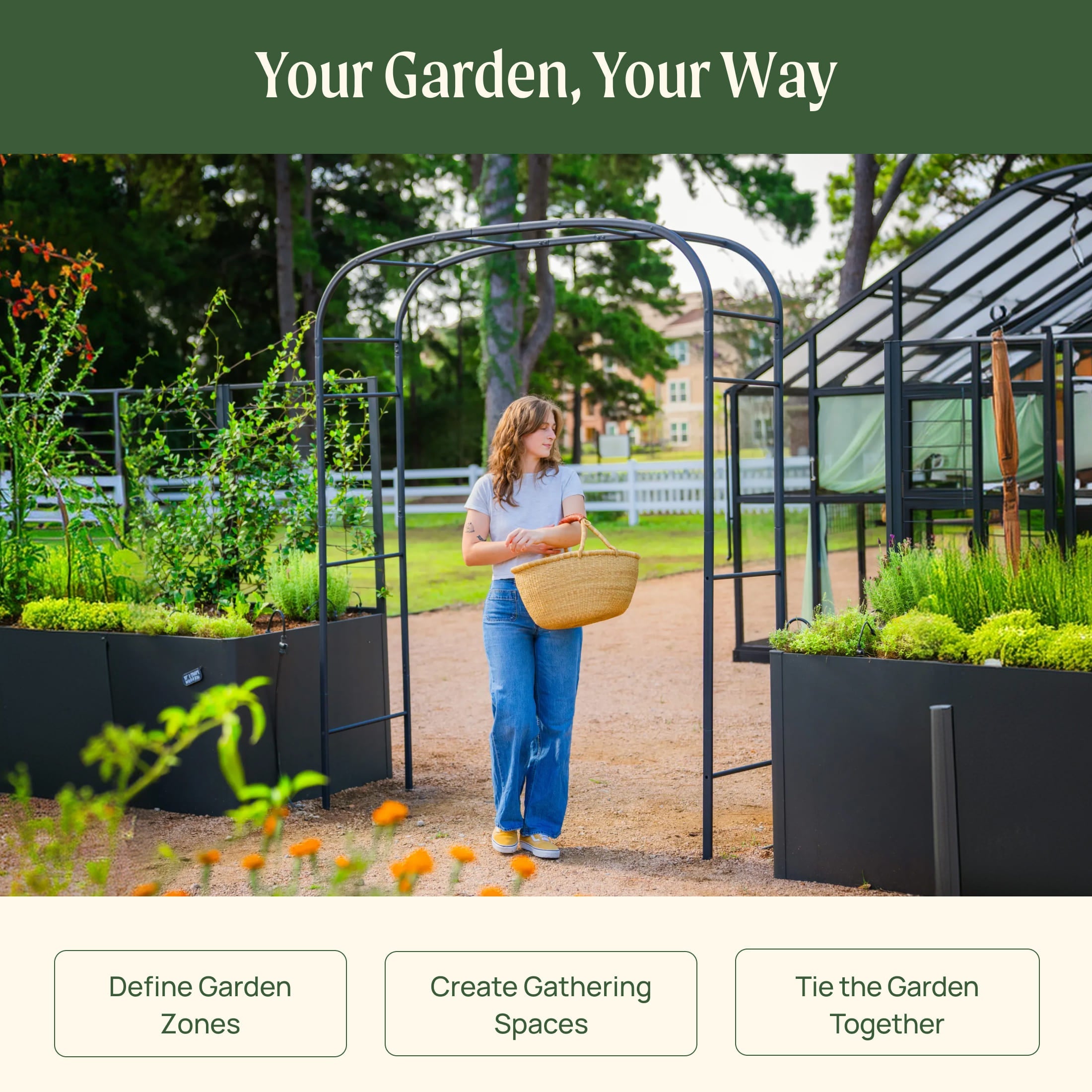 Monet Garden Arch - Standard Frame