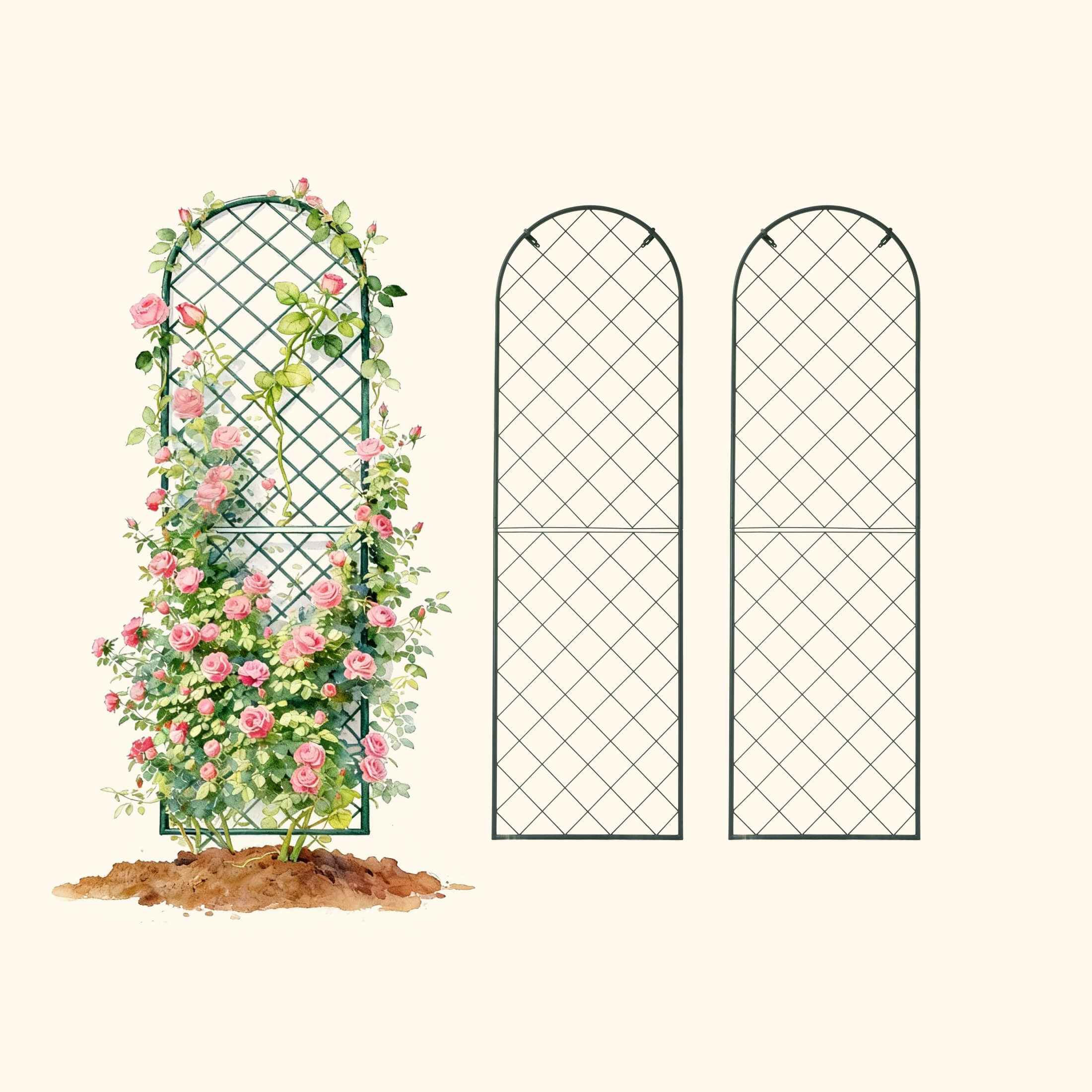 Mounted Wall Trellis